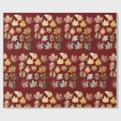 Herbstblätter Geschenkpapier (Flach)