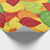 Herbstblätter Geschenkpapier (Ecke)