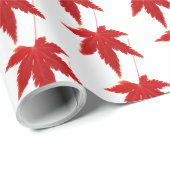 Herbstblätter Geschenkpapier (Rolleneckpunkt)