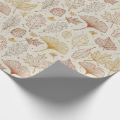 Herbstblätter geschenkpapier (Ecke)
