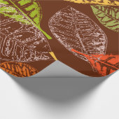 Herbstblätter Geschenkpapier (Ecke)