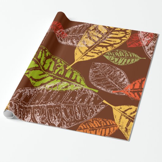 Herbstblätter Geschenkpapier (Ungerollt)