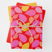 Herbstblätter. Geschenkpapier Set (Beispiel)