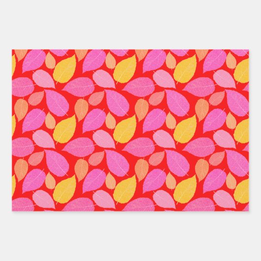 Herbstblätter. Geschenkpapier Set (Vorderseite)