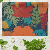Herbstblätter Geschirrtuch (Gefaltet)
