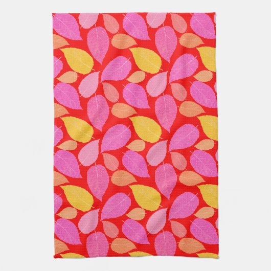Herbstblätter. Geschirrtuch (Vertikal)