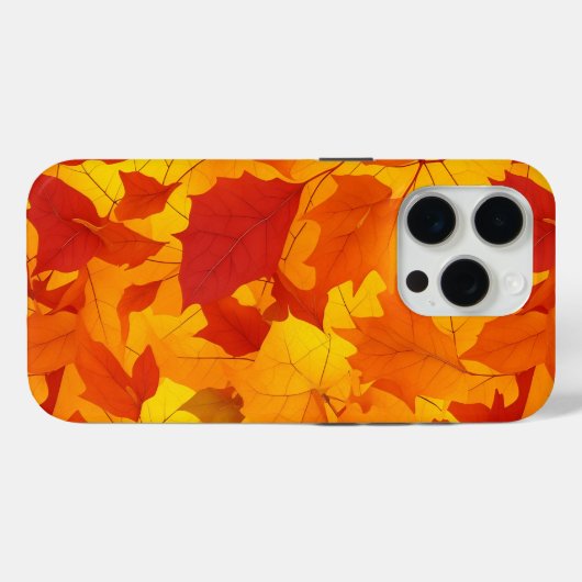 Herbstblätter gestylt Case-Mate iPhone hülle (Rückseite (Horizontal))