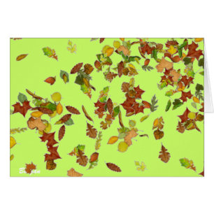 HERBSTBLÄTTER, Grün