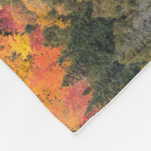 Herbstblätter | Halbinsel Keweenaw, Michigan Fleecedecke (Ecke)