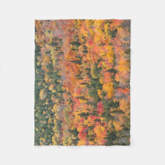 Herbstblätter | Halbinsel Keweenaw, Michigan Fleecedecke (Vorderseite)