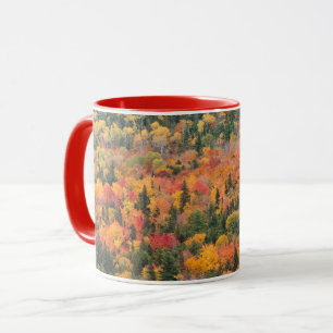 Herbstblätter Halbinsel Keweenaw, Michigan Tasse