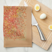 Herbstblätter Handtuch (Viertel Falte)