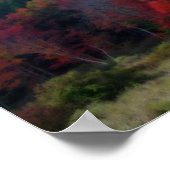 Herbstblätter im Feld Poster (Ecke)