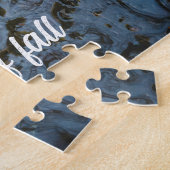 Herbstblätter im Waldbachposter Puzzle (Seite)