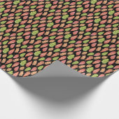 Herbstblätter in Aquarellfarben: nahtloses Muster Geschenkpapier (Ecke)