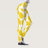 Herbstblätter in Gelb Leggings (Rechts)