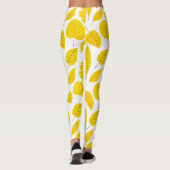 Herbstblätter in Gelb Leggings (Rückseite)