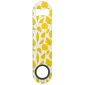 Herbstblätter in Gelb Speed Flaschenöffner (Rückseite)