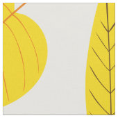 Herbstblätter in Gelb Stoff (Nahaufnahme)