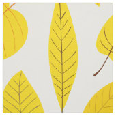 Herbstblätter in Gelb Stoff (Muster)