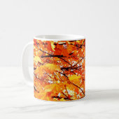 Herbstblätter Kaffeetasse (Vorderseite Links)