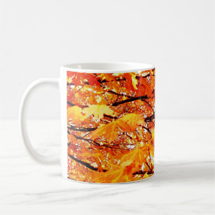 Herbstblätter Kaffeetasse