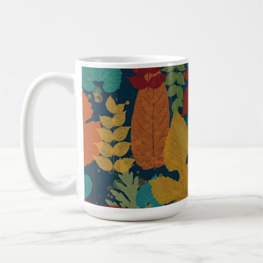 Herbstblätter Kaffeetasse (Links)