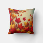 Herbstblätter Kissen (Rückseite)