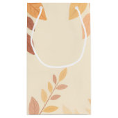 Herbstblätter Kleine Geschenktüte (Rückseite)