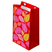 Herbstblätter. Kleine Geschenktüte (Vorderseite Schrägansicht)