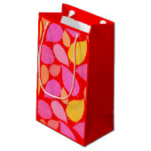 Herbstblätter. Kleine Geschenktüte (Rückseite Schrägansicht)