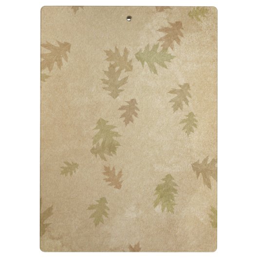 Herbstblätter Klemmbrett (Rückseite)