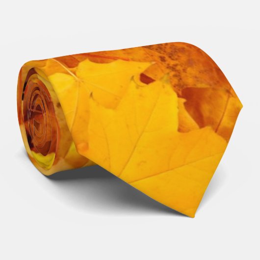 Herbstblätter Krawatte (Gerollt)