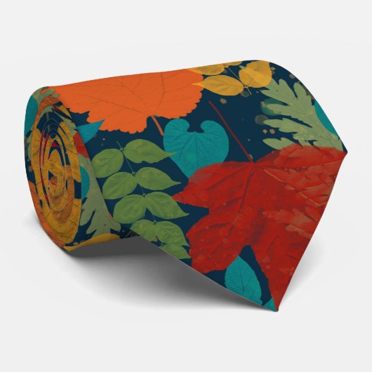 Herbstblätter Krawatte (Gerollt)