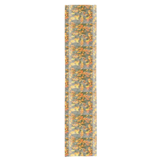 Herbstblätter Kurzer Tischläufer (Vorderseite)