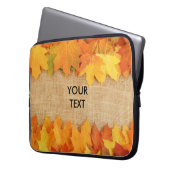 Herbstblätter Laptopschutzhülle (Vorderseite Links)