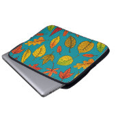 Herbstblätter Laptopschutzhülle (Vorne Knopf)