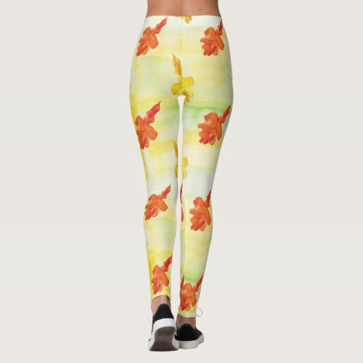 Herbstblätter Leggings (Rückseite)
