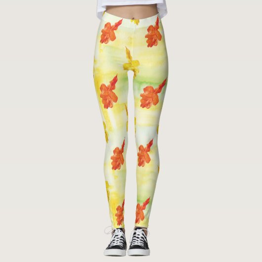Herbstblätter Leggings (Vorderseite)