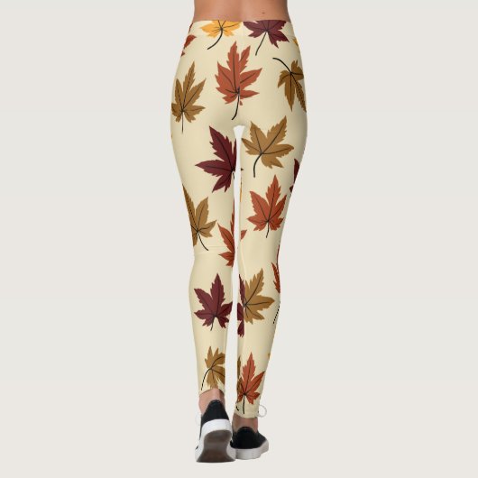 Herbstblätter Leggings (Rückseite)