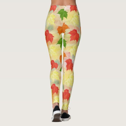 Herbstblätter Leggings (Rückseite)