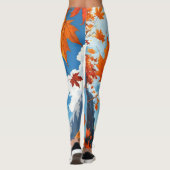 Herbstblätter leggings (Rückseite)