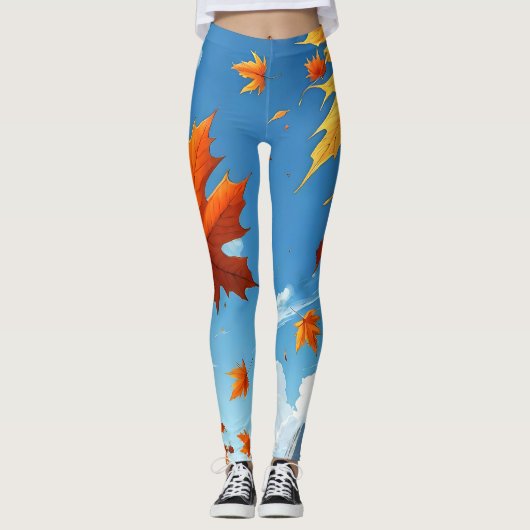 Herbstblätter leggings (Vorderseite)