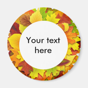 Herbstblätter Magnet