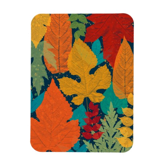 Herbstblätter Magnet (Vertikal)