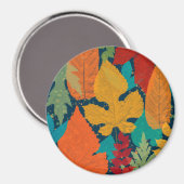 Herbstblätter Magnet (Vorderseite/Rückseite)