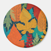 Herbstblätter Magnet (Vorne)