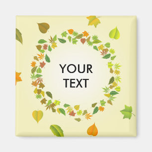 Herbstblätter Magnet