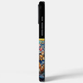 Herbstblätter mit Wasserfarbkreuz Case-Mate iPhone Hülle (Rückseite / Links)