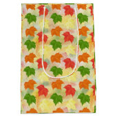 Herbstblätter Mittlere Geschenktüte (Rückseite)